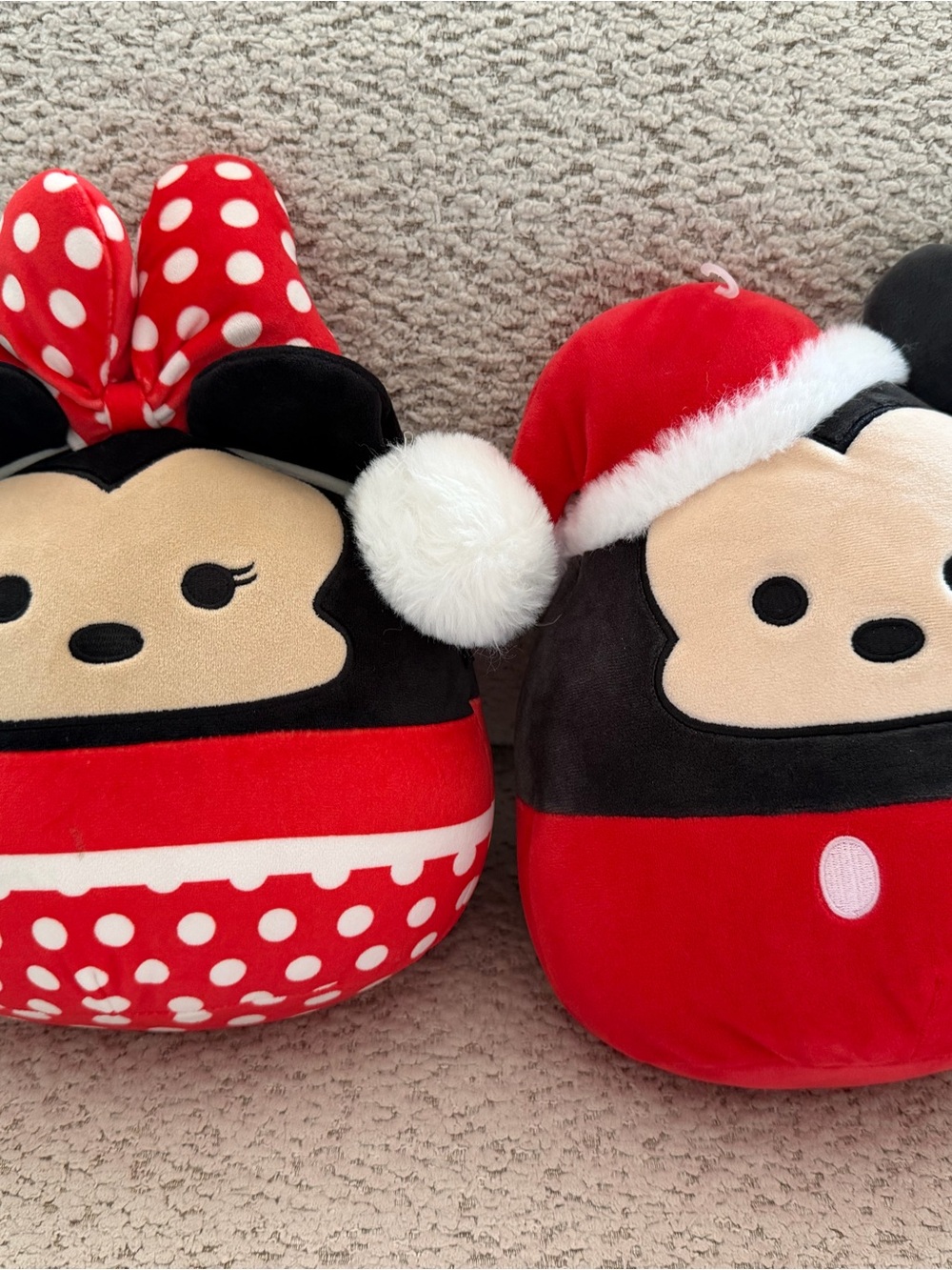 Disney Minnie & Mickey Plush Duo in Red, Black, White